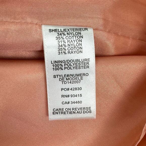 Trina Turk Women's Carpenteria Lace Ombré Dress Size 4 Grapefruit Fit & Flare - Picture 11 of 15